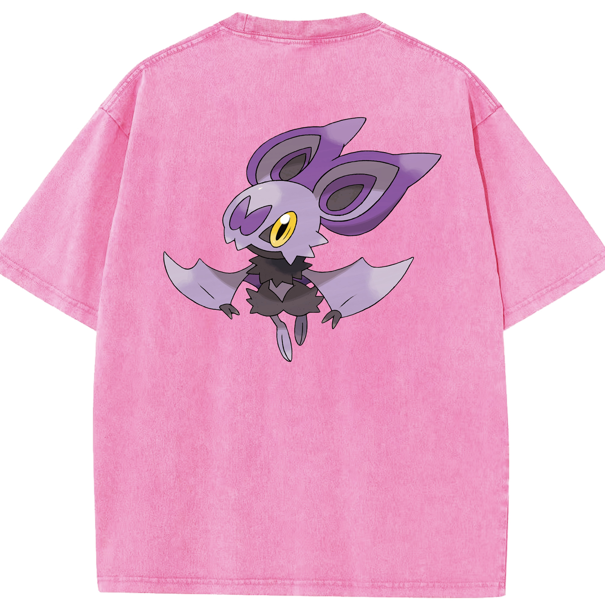 （画像用） ポケットモンスター Pokémon 綿100% ヴィンテージ風 半袖Tシャツ（背面プリント）